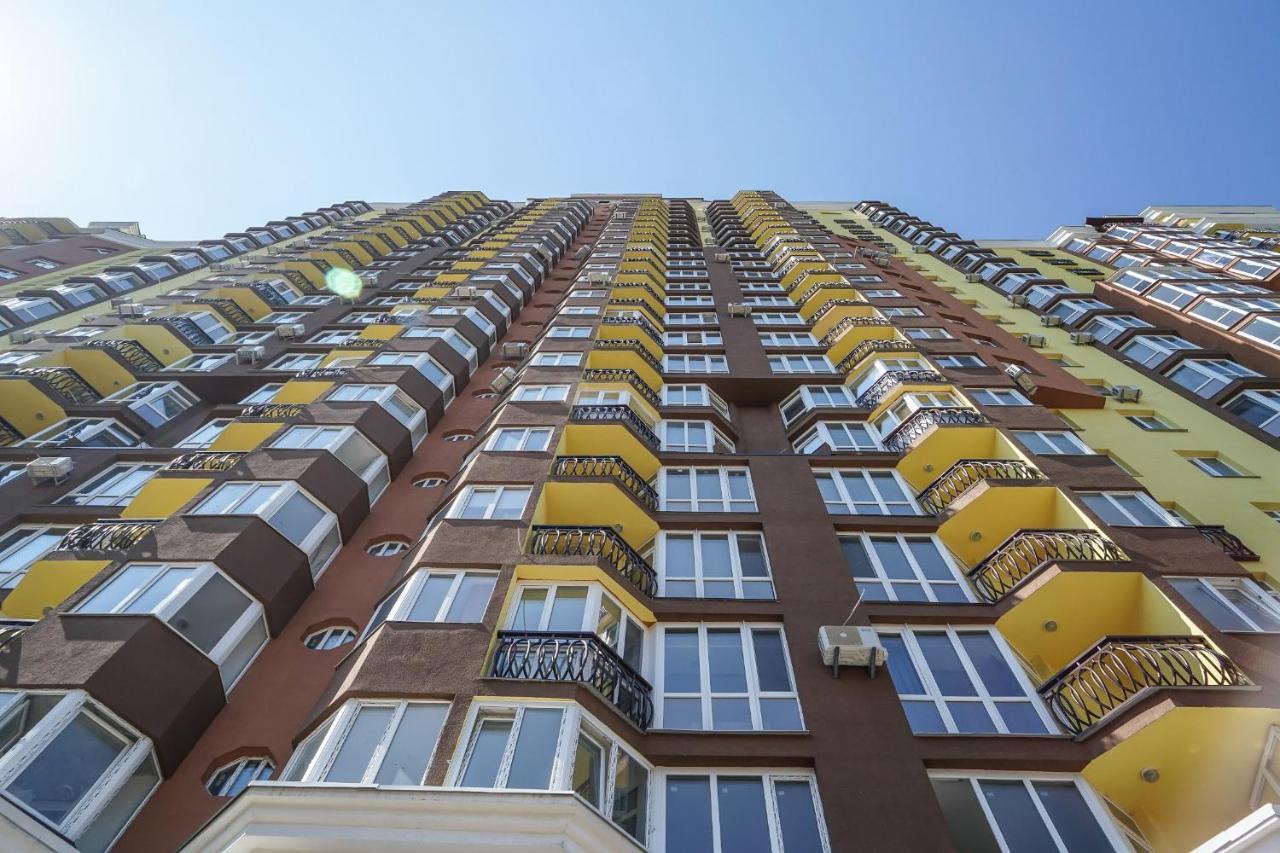 Cozy Apartment In A New Building Close To The Downtown Kyjev Exteriér fotografie